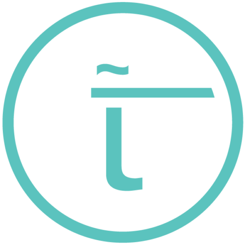 Toothbar Austin, TX Downtown dentistry favicon logo showing a circle with a letter t in it with the cross of the t drawn as a toothbrush.